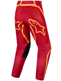 Spodnie cross Alpinestars MX Fluid Apex V2 czerwono-złote
