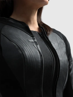 Kurtka motocyklowa damska skórzana Rebelhorn Diva RS czarna