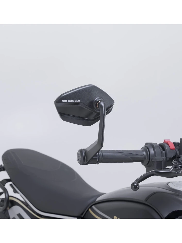 Lusterka na koniec kierownicy SW-Motech Ducati/ Suzuki (wybrane modele) czarne