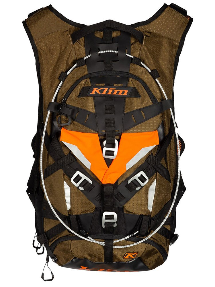 Plecak motocyklowy Klim Tek Pak brązowy