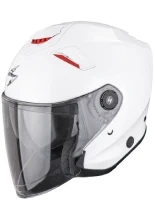 Kask otwarty Scorpion EXO-GT Jet Solid biały połysk