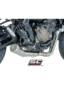 Pełny system 2-1 z tłumikiem Conic '70s SC-Project do Yamaha TRACER 700 [16-17] / XSR 700 [16]