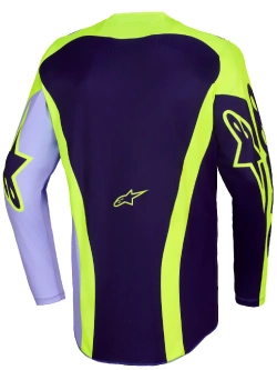 Bluza cross Alpinestars MX Racer Portl fioletowa-fluo