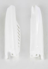 Osłony teleskopów UFO do Hondy CR 85 (03-21), CRF 150R (07-) białe