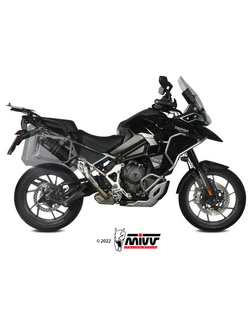 Tłumik motocyklowy Slip-On (Dakar) MIVV do Triumph Tiger 1200 GT / Rally (21-) czarny