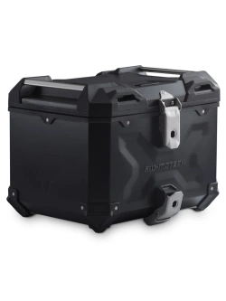 Zestaw: kufer centralny TRAX ADV + stelaż Street-rack SW-Motech KTM 250 Adventure (25)/ 390 Adventure (25)/ R/ X (25-) czarny [poj.: 38l]