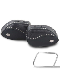 Sakwy skórzane Ivory black Hepco&Becker o pojemności 30 litrów