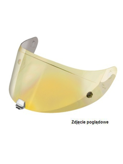 Szyba lustrzana HJ-37 do kasku HJC RPHA 91 złota