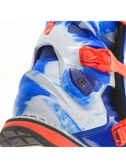 Buty enduro Gaerne SG-22 niebiesko-pomarańczowo-białe