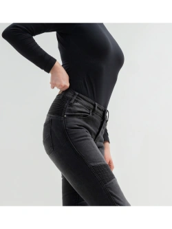 Jeansy motocyklowe damskie Broger Aura czarne