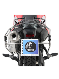 Zestaw: kufry boczne + stelaże Hepco&Becker Xplorer Cutout do BMW F 800 GS (08-18)