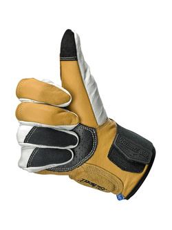 Rękawice motocyklowe Biltwell Belden szaro-brązowe