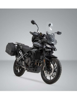 Zestaw: kufry boczne + stelaż PRO ABS ® Aero System Sw-Motech do Tiger 900 / GT / GT Pro, 900 Rally / Rally Pro (19-)