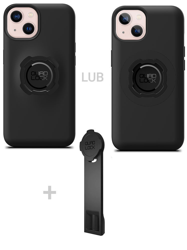 Zestaw: etui na telefon iPhone 13 + adapter do statywu Quad Lock