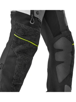 Spodnie motocyklowe damskie tekstylne Shima Tracker czarno-szare