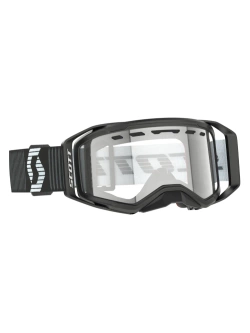 Gogle motocyklowe Scott Prospect 2.0 Enduro z przezroczystą szybą czarno-białe