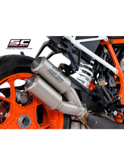 Podwójny tłumik SC-Project CR-T Titanium (Slip on) - KTM 1290 Super Duke R [17-19]