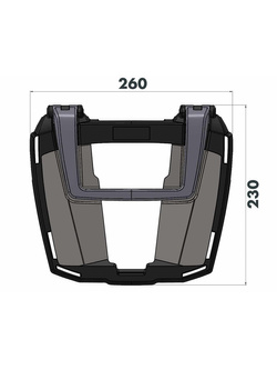 Stelaż pod kufer centralny Hepco&Becker EasyRack KTM 690 Duke/R [12-23]