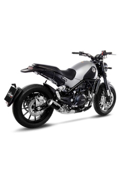 Tłumik motocyklowy LeoVince LV-10 Black Edition [Slip-On, Stainless Steel] do Benelli Leoncino/Trail (17-24)