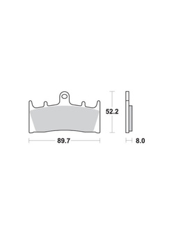 KLOCKI HAMULCOWE SBS 686 HS