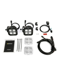 Zestaw lamp LED DENALI 2.0 D4 TriOptic z technologią DataDim + żółte soczewki