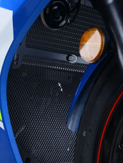 Osłona chłodnicy R&G aluminiowa do Suzuki GSX 250 R (17-20) czarna