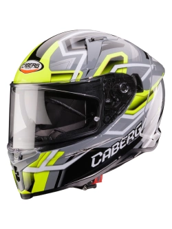 Kask integralny Caberg Avalon X Brama szaro-żółty matowy