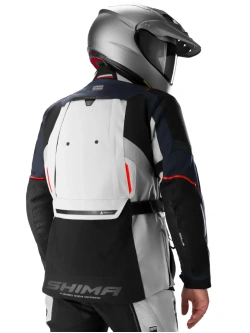 Kurtka motocyklowa tekstylna Shima Hero 3.0 G2 szaro-niebieska