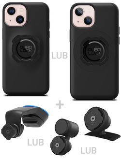 Zestaw do samochodu: etui na telefon iPhone 13 mini + mocowanie Quad Lock