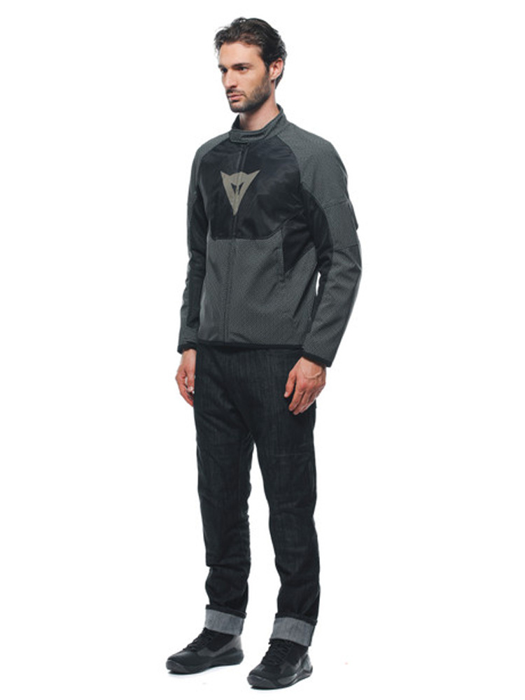 Kurtka motocyklowa tekstylna Dainese Ignite Air Tex czarno-szara