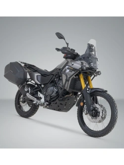 Zestaw: kufry boczne + stelaże ABS ® Aero System SW-Motech Yamaha Tenere 700 (wybrane modele) [poj.: 2 x 25l]