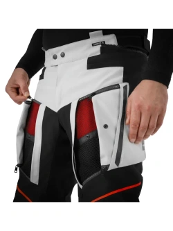 Spodnie motocyklowe tekstylne Shima Hero 3.0 szaro-niebieskie