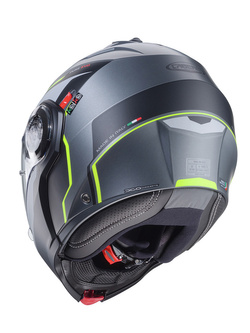 Kask szczękowy Caberg Duke Evo Move szaro-czarno-żółty