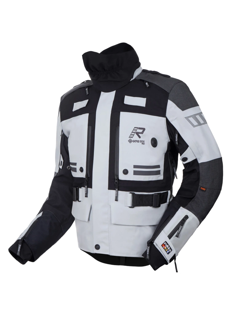 Kurtka motocyklowa tekstylna Rukka TitanTrail-R szara