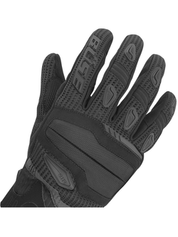 Rękawice motocyklowe teksylne Büse Fresh czarno-białe