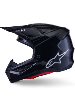 Kask enduro Alpinestars SM7 czarny połysk