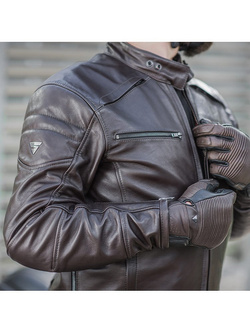 Kurtka motocyklowa skórzana Shima Blake brązowa