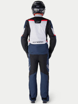 Spodnie motocyklowe tekstylne Alpinestars ST-1 niebiesko-białe