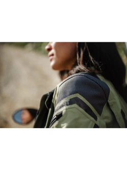 Kurtka motocyklowa damska tekstylna Klim Artemis zielona