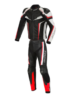 Kombinezon motocyklowy dwuczęściowy Büse Mille czarno-czerwony