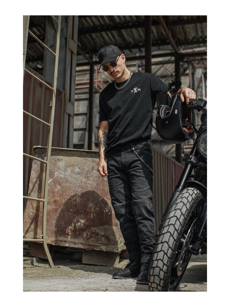 Jeansy motocyklowe Pando Moto Boss Dyn 01 - DEFENDER
