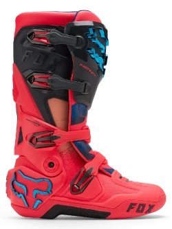 Buty enduro Fox Instinct 2.0 Vision Le Peach czarno-niebiesko-różowe