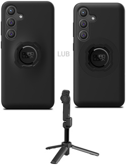 Zestaw: etui na telefon Samsung Galaxy S24+ + statyw/ selfie stick Quad Lock