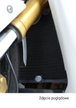 Osłona chłodnicy R&G aluminiowa do Kawasaki ZX-6R 636 (03-04) szara