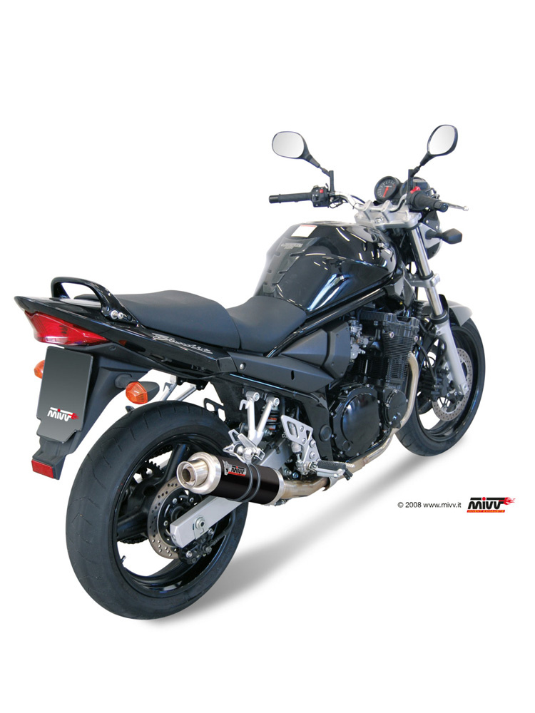 Tłumik motocyklowy Slip-On (GP) MIVV do Suzuki GSF 650 Bandit (05-06) czarny