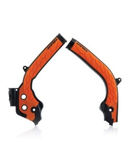 Osłony ramy Acerbis X-Grip Husqvarna/ KTM (wybrane modele) czarno-pomarańczowe