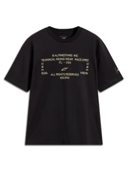 Koszulka z krótkim rękawem Alpinestars Infinity Oversized CSF czarna