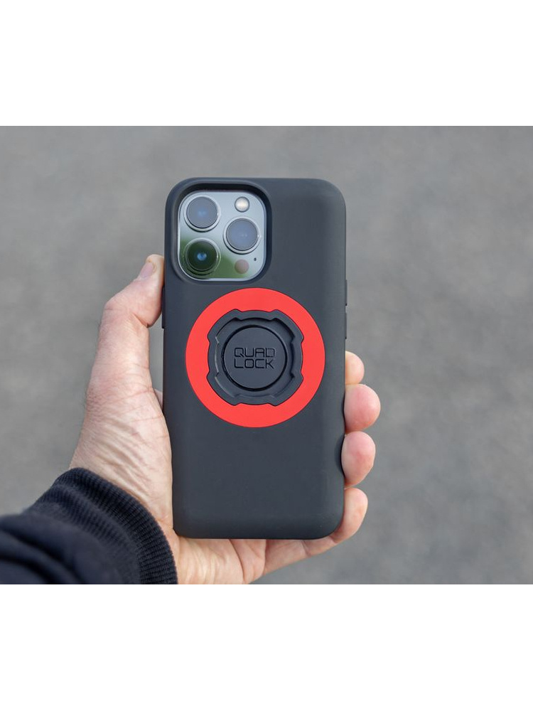 Zestaw: etui MAG na telefon iPhone 13 Pro Max (magnetyczne) + wodoodporny pokrowiec MAG + uchwyt kulowy Quad Lock