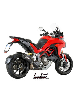 Tłumik SC-Project Oval Carbon / Titanium / Black Stainless Steel - Ducati Multistrada / S [15-17]