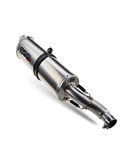 Tłumik motocyklowy G.P.R Dual Inox BMW R 1200 GS (04-09) stalowy [z homologacją]